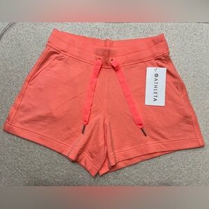 NWT Athleta Women's Vibrant Coral Athletic Shorts